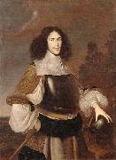 unknow artist Portrait of gisberto pio di savoia,Three-quarter length standing oil on canvas